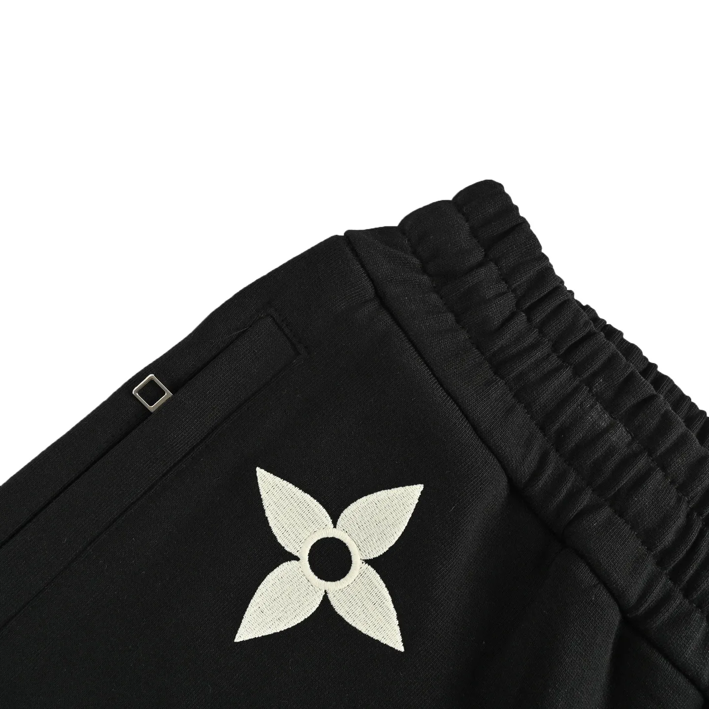 Louis Vuitton/Louis Vuitton 25Fw presbyopic embroidered logo trousers